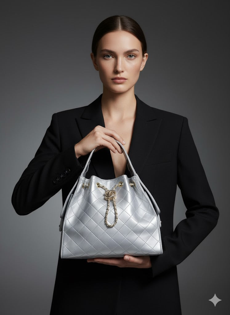 CHANEL Women’s Pink Quilted Leather Shoulder Bag | Luxury Chain Handbag for Women Dubai